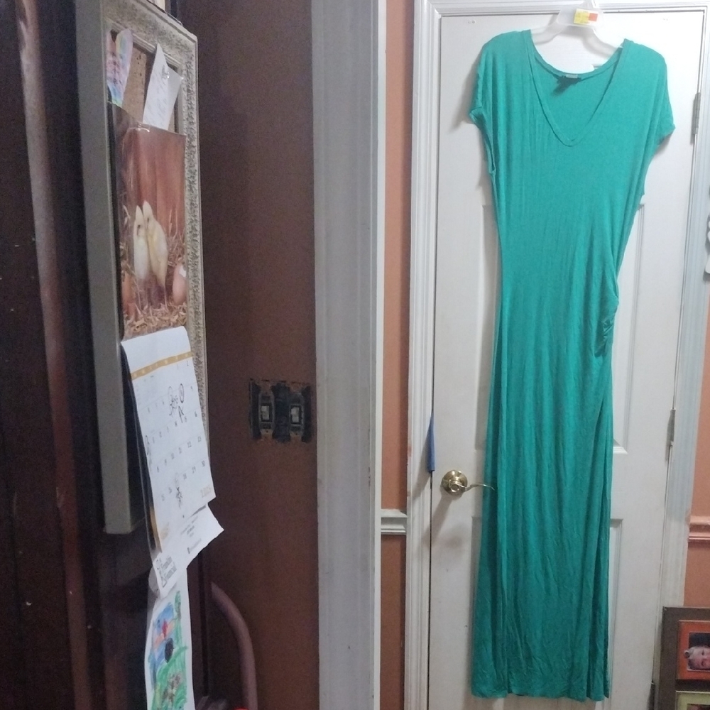 VENUS Teal Maxi Dress